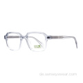 Großhandel Unisex biologisch abbaubarer quadratischer acetat optischer Rahmen